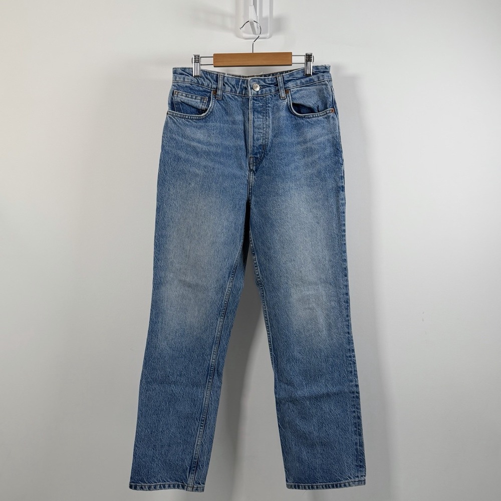 Reformation Cynthia High Rise Straight Fit Jeans Womens 28 Colorado Wash